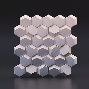 3D панель гипсовая "РОЗИ"