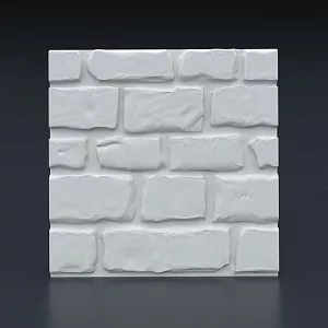 3D панель гипсовая "СТАРЫЙ КАМЕНЬ КРУПНЫЙ" арт. 1111468