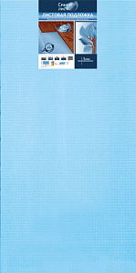 Подложка листовая под ламинат 5 мм, Синий лист (клетка) 