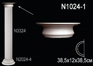 Капитель полуколонны Перфект N1024-1