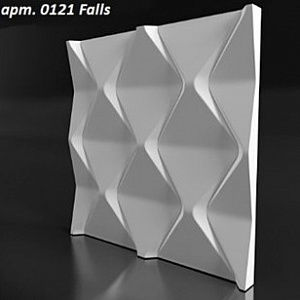 3D панель гипсовая "FALLS" в интернет-магазине Город Мастеров