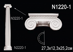 Капитель полуколонны Перфект N1220-1