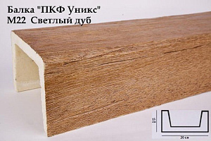 Балка Уникс М22 Светлый Дуб 