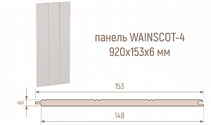 Комплект панелей Стильный дом WAINSCOT 004 арт.530064 в интернет-магазине Город Мастеров