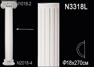 Ствол полуколонны Перфект N3318 L