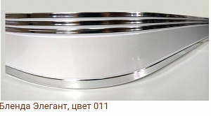 Карниз с поворотом 2р / 2,0 м / №011 / ЭЛЕГАНТ