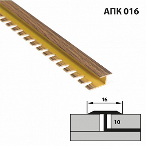 Профиль под плитку АПК 016.2700 (01-серебро)