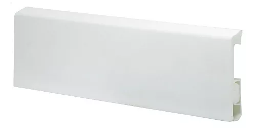 Плинтус HDPS напольный WINART PRO  80 мм 2,0 м Quadro  Белый в интернет-магазине Город Мастеров